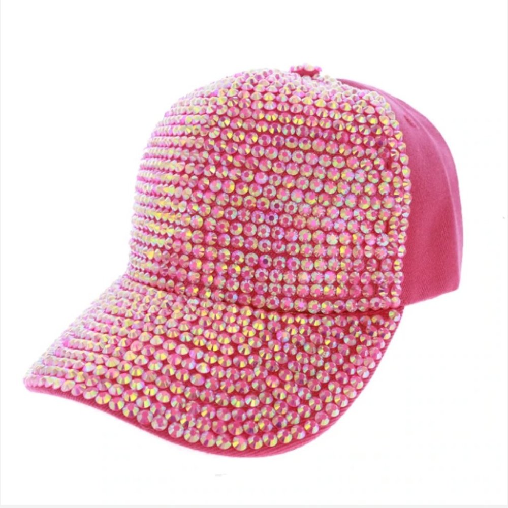 FUCHSIA HAT FUCHSIA STONES